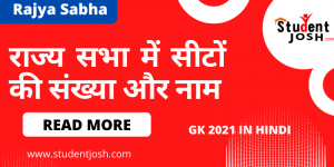 No. of Rajya Sabha seats in GK Hindi 2021